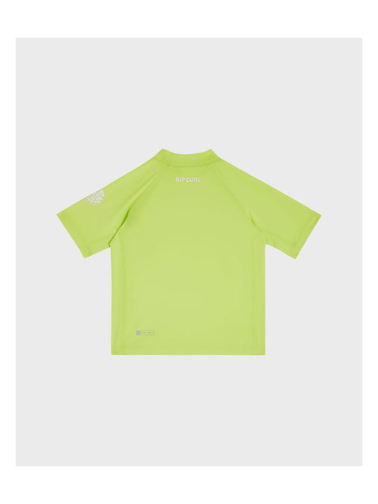 Lycra chłopięca RIP CURL Waves Upf S/S-Boy żółta
