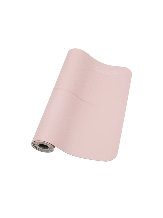 Mata do jogi CASALL Yoga mat position 4mm różowo szary - TU - Akcesoria - Adventure Sports
