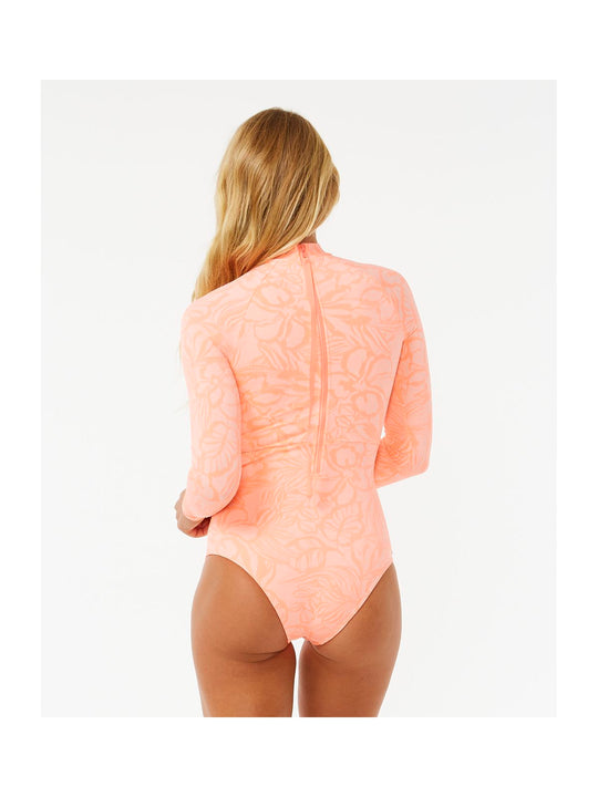 Lycra RIP CURL Sun Chaser Ls Surfsuit pomarańczowy - Adventure Sports
