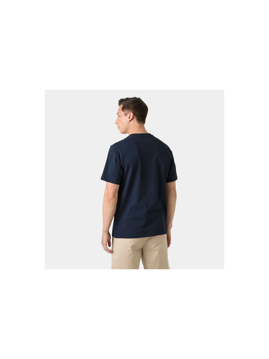 Koszulka męska HELLY HANSEN Core Graphic T 2.0 granatowa
