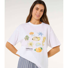 Koszulka damska RIP CURL Poolside Heritage Tee biała
