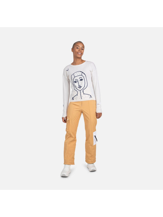 Sweter Rossignol W Jcc Lina Pull biały - Adventure Sports
