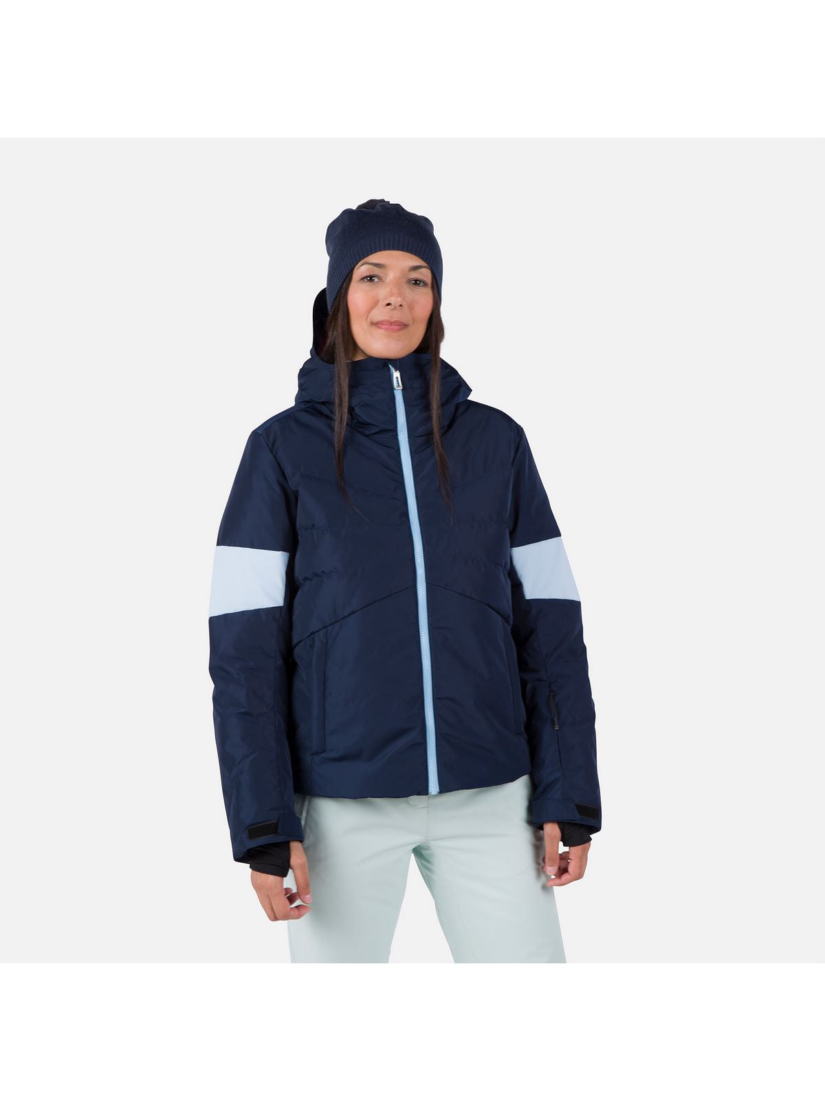 Kurtka narciarska damska Rossignol W Wispile Puffy Jkt granatowy - Adventure Sports