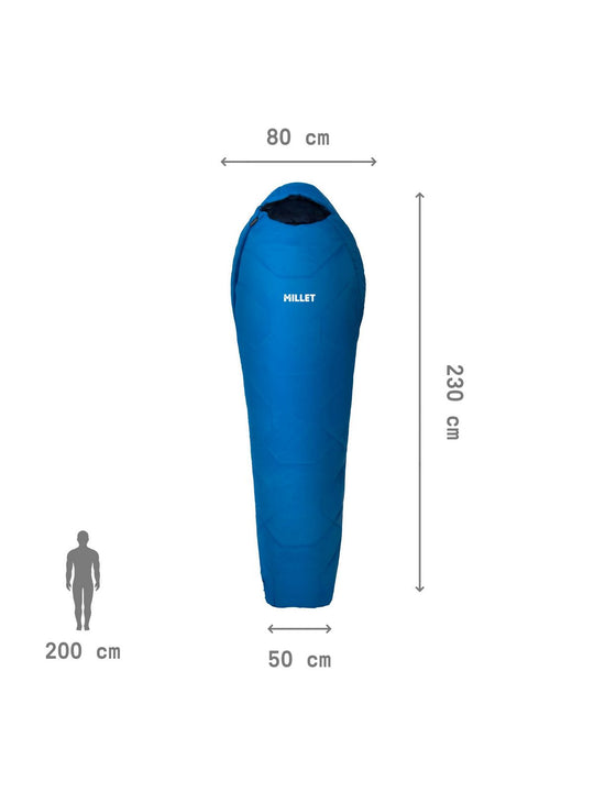Śpiwór MILLET Baikal 750 Long niebieski
