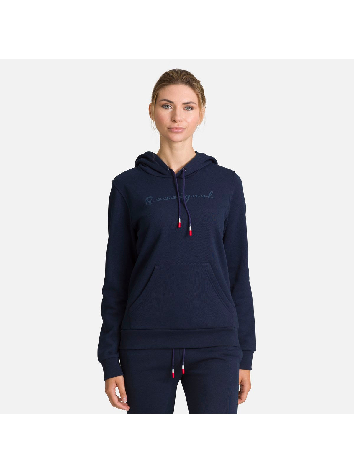 Bluza Rossignol W Logo Sweat Hood Ft granatowy - Adventure Sports