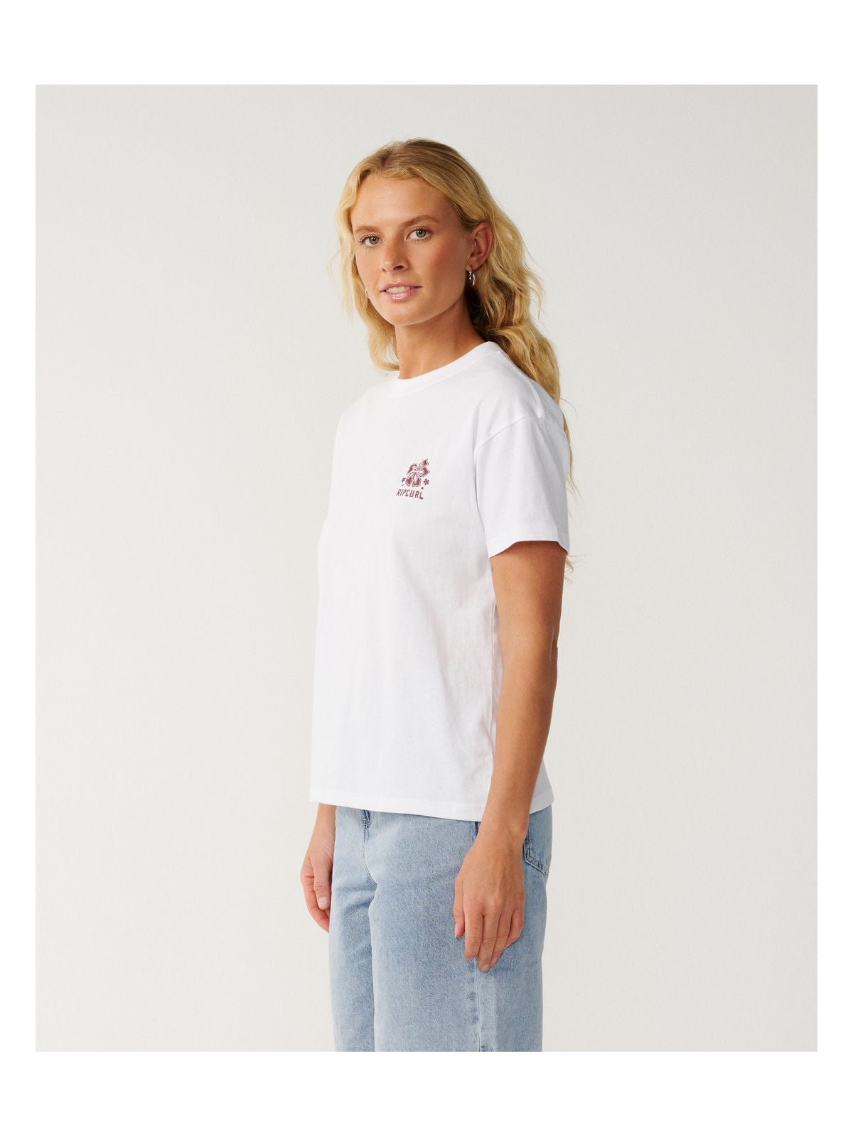 Koszulka damska RIP CURL Surf Puff Party Pack Relaxed biała