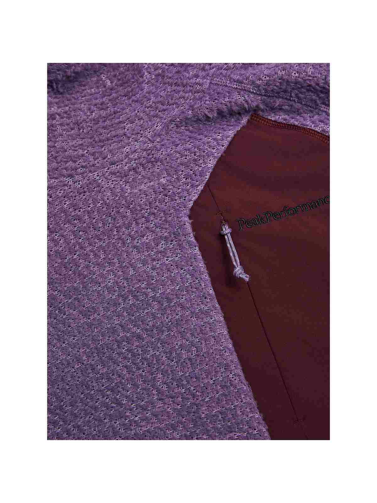Bluza damska PEAK PERFORMANCE Freelight Polartec Alpha Hood fioletowa