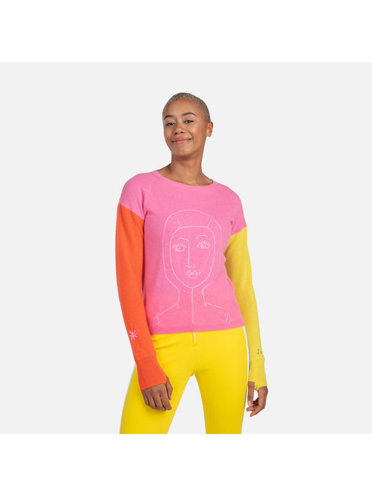 Sweter Rossignol W Jcc Lina Pull różowy - Adventure Sports
