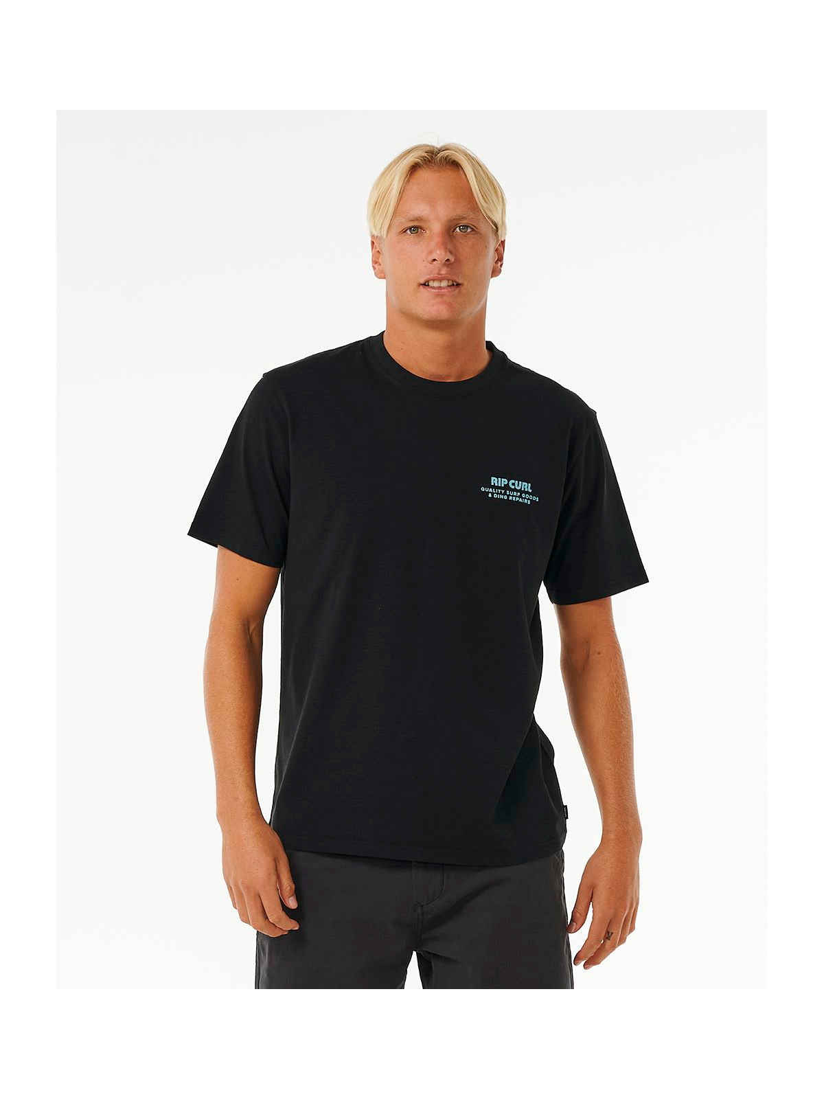 Koszulka RIP CURL Heritage Ding Repairs Tee czarny - Adventure Sports