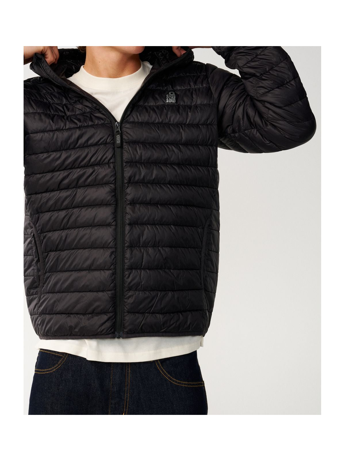 Kurtka męska RIP CURL S-Series Puffer Dwr Hood czarna