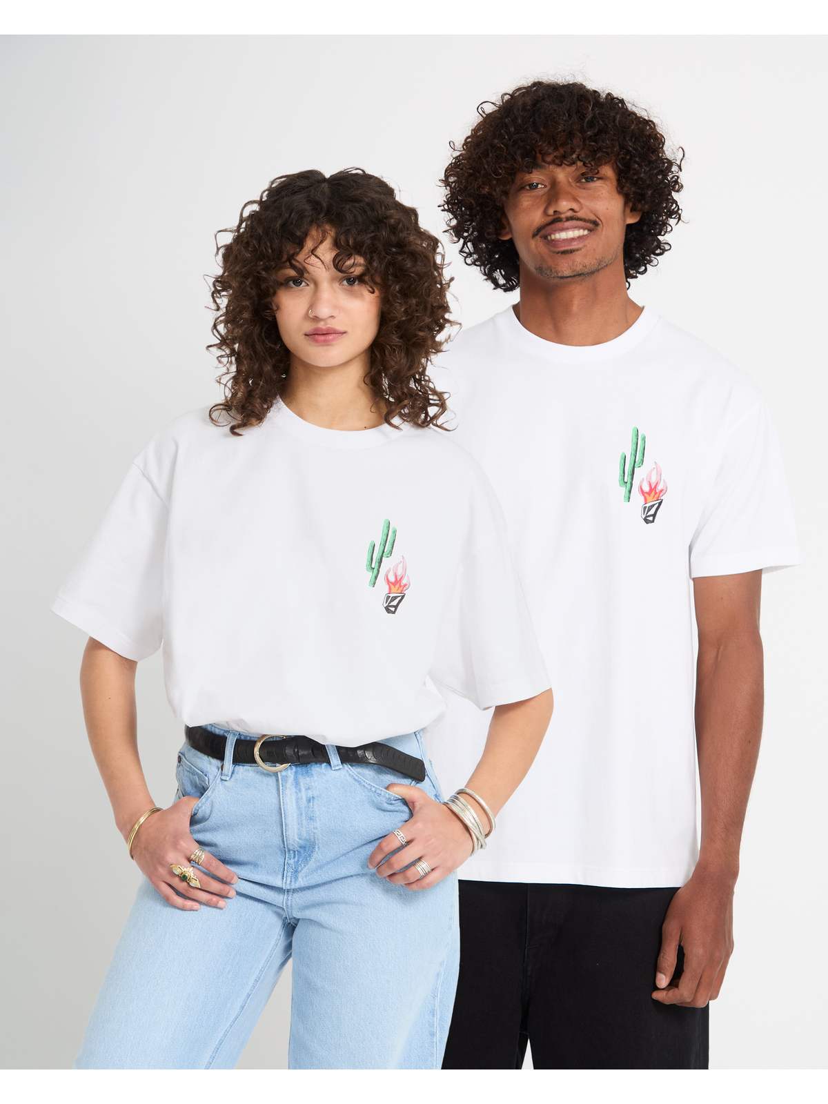 Koszulka męska VOLCOM Fa Mickey Mason 2 Sst biały