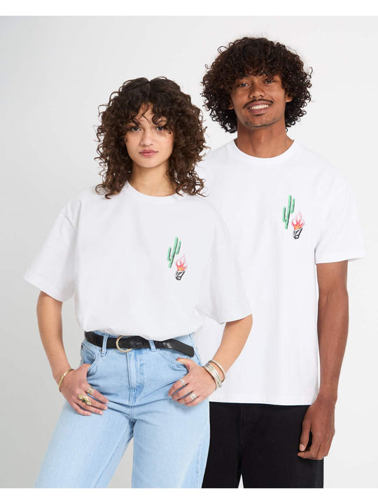 Koszulka męska VOLCOM Fa Mickey Mason 2 Sst biały
