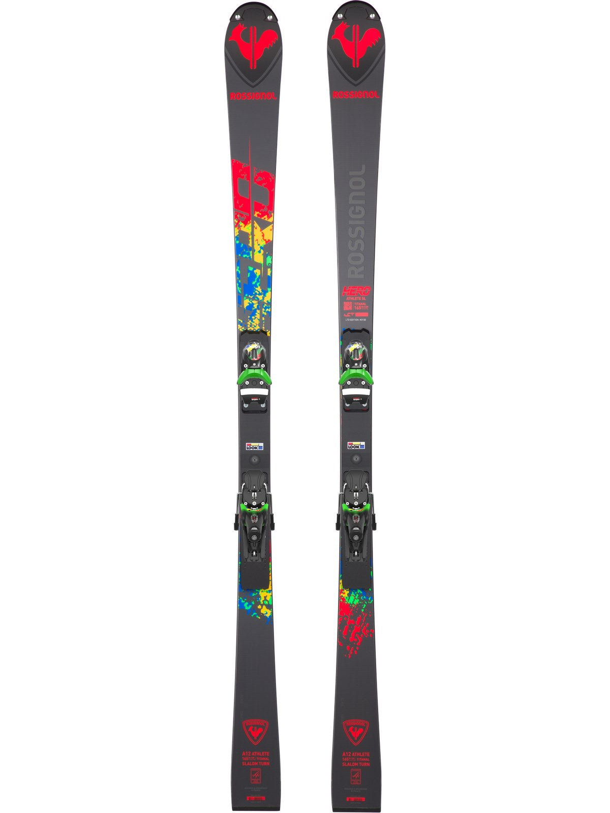 Narty ROSSIGNOL HERO Athlete FIS SL Factory 165 LTD (R22) + wiązania LOOK SPX 12 ROCKERACE Signature - Adventure Sports