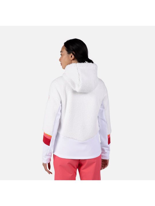 Bluza damska ROSSIGNOL W Wispile Fleece Fzh biały
