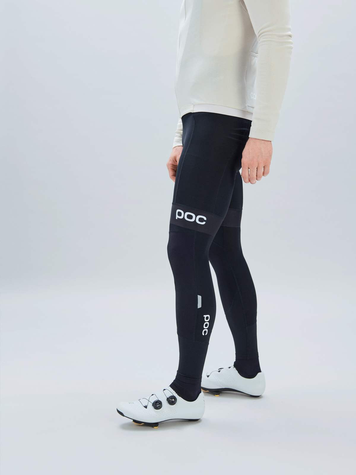 Nogawki rowerowe POC Thermal czarny - Adventure Sports