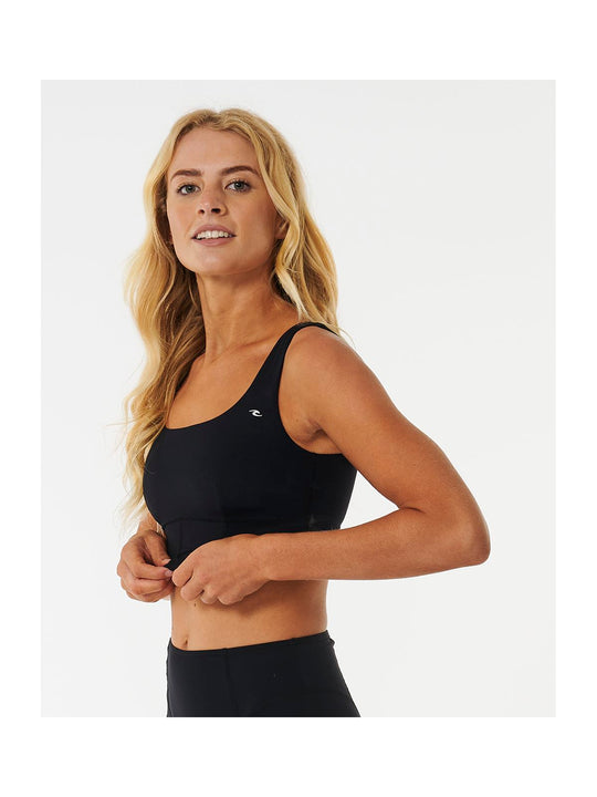 Top RIP CURL Mirage Ultimate Scoop Neck Cro czarny - Adventure Sports
