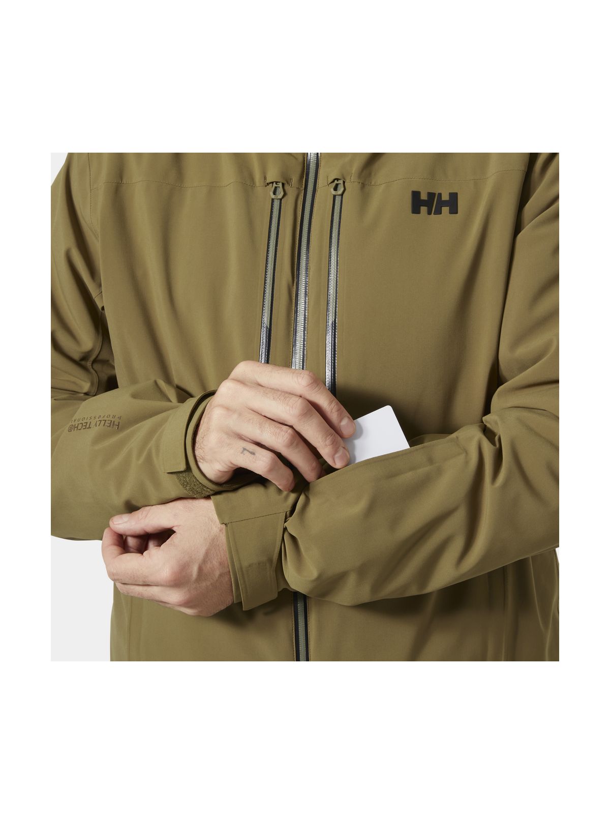 Kurtka narciarska męska HELLY HANSEN ALPHA LIFALOFT JACKET brązowa
