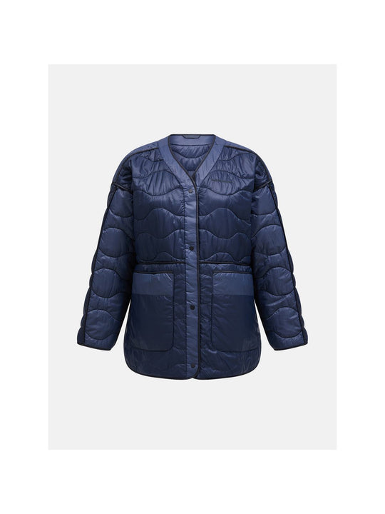 Kurtka Peak Performance W Quilted Oversized Liner czarny - Adventure Sports
