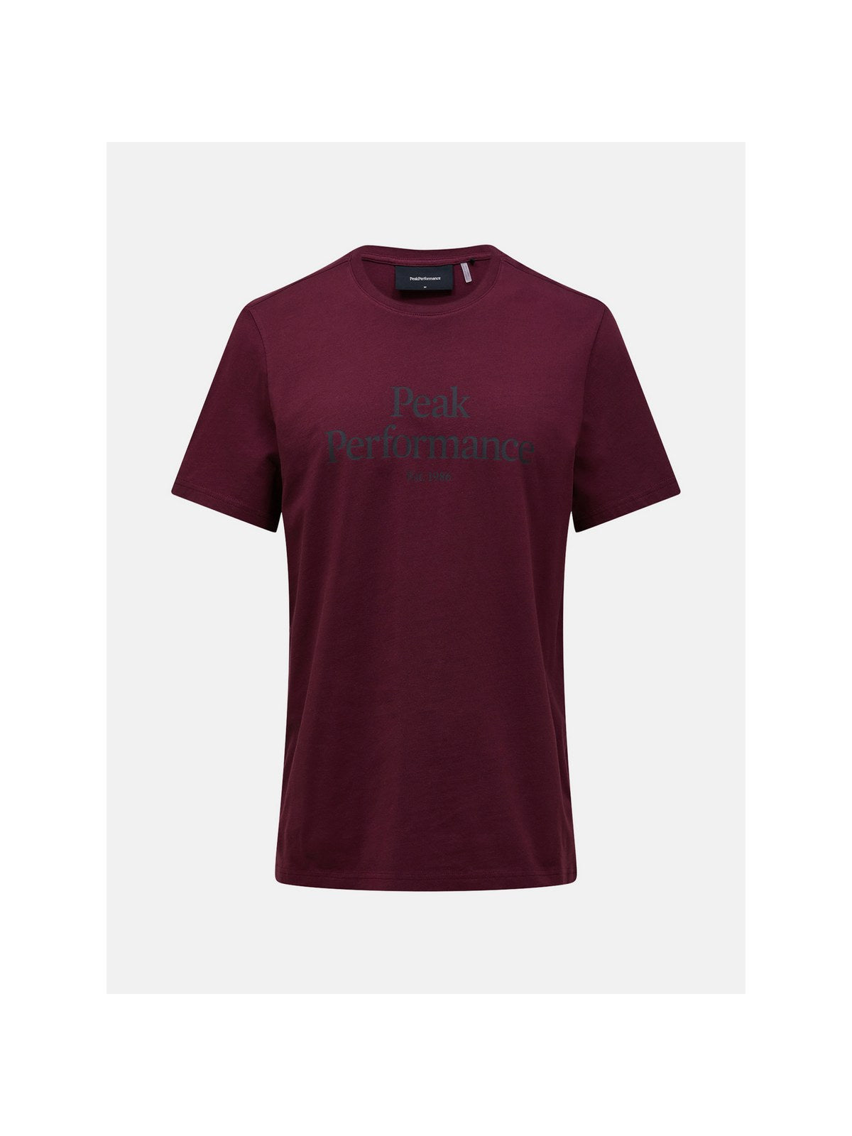Koszulka damska PEAK PERFORMANCE Original Tee bordowa