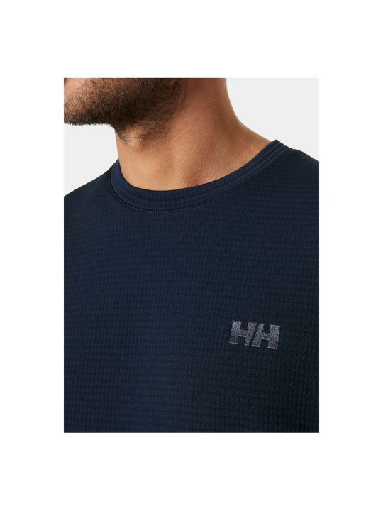 Bluza męska HELLY HANSEN Evolved Air Crewneck Midlayer granatowy - Adventure Sports
