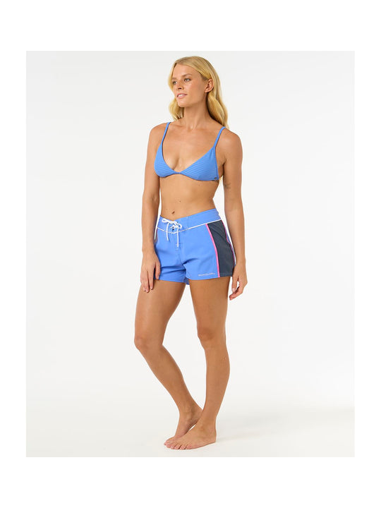 Szorty kąpielowe damskie RIP CURL Las Dalias Performance 3" niebieskie
