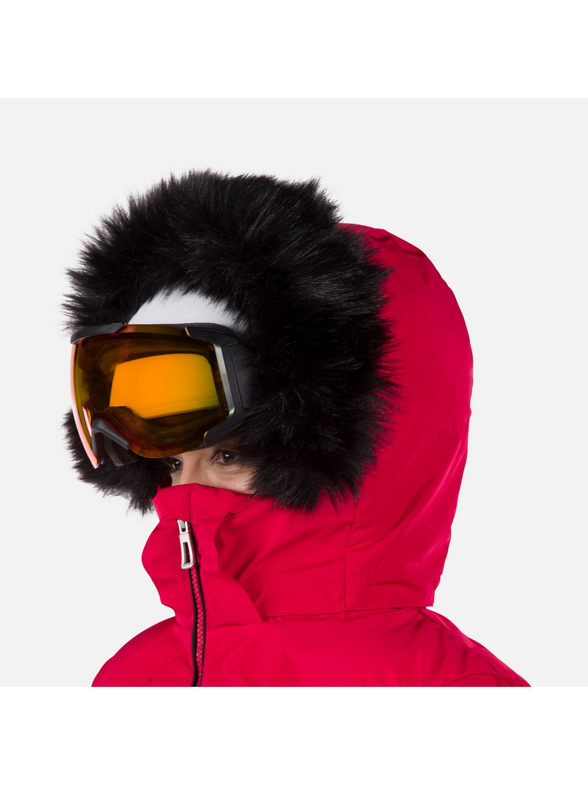 Kurtka na narty damska Rossignol W Staci Pearly Jkt czerwony - narciarska - Adventure Sports