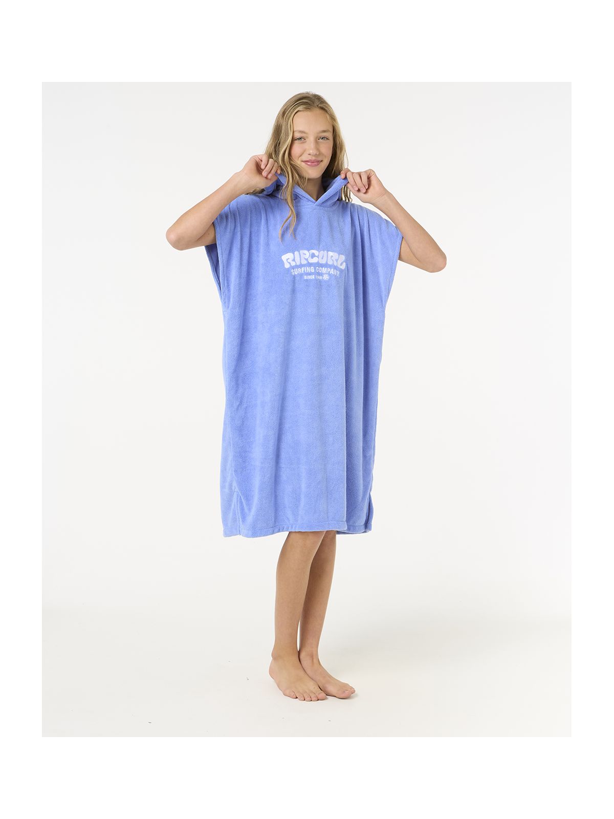 Ponczo RIP CURL Classic Surf Hooded Towel-Girl niebieski