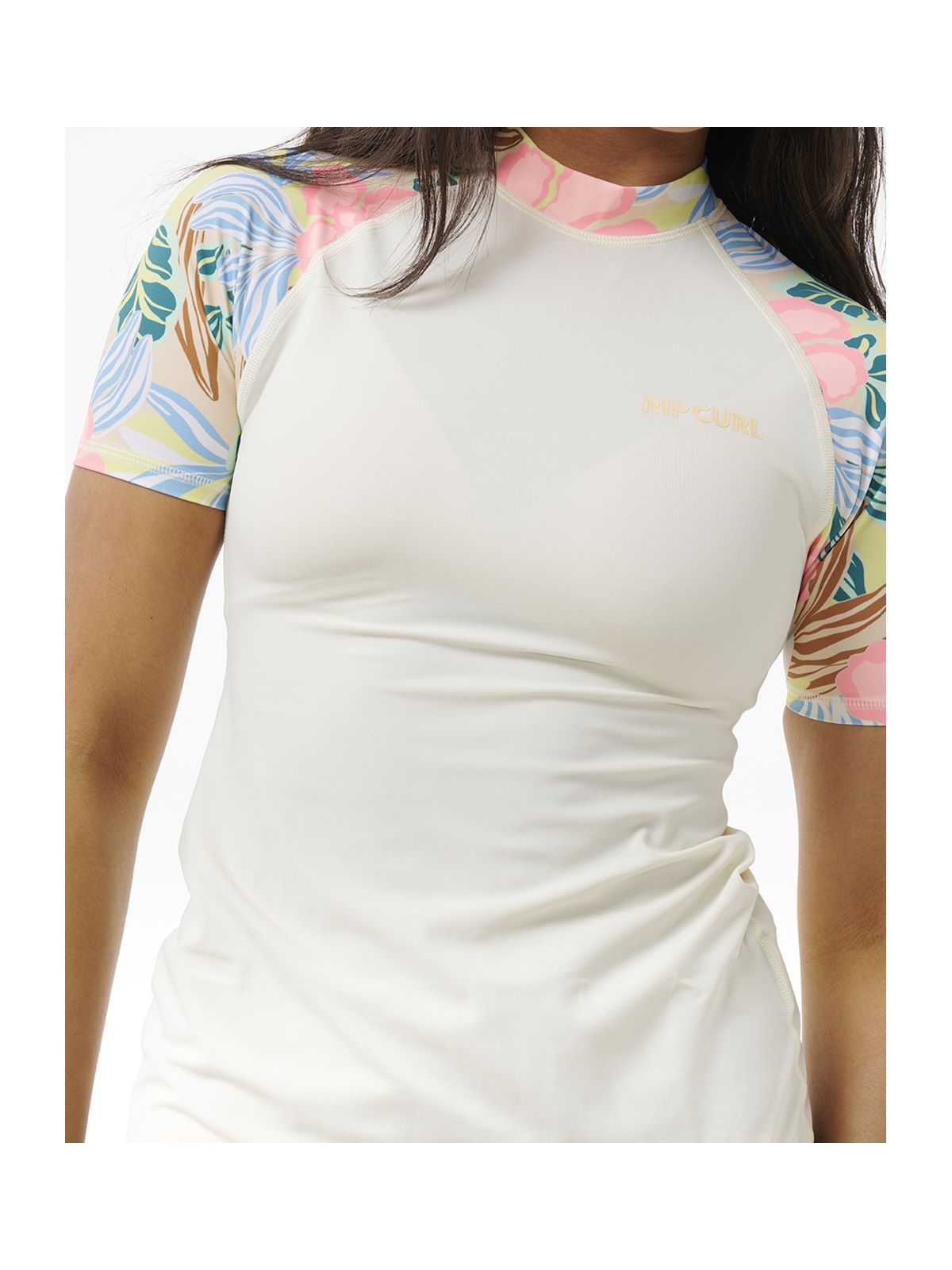 Lycra RIP CURL Follow The Sun Upf 50 S/S pomarańczowy - Adventure Sports