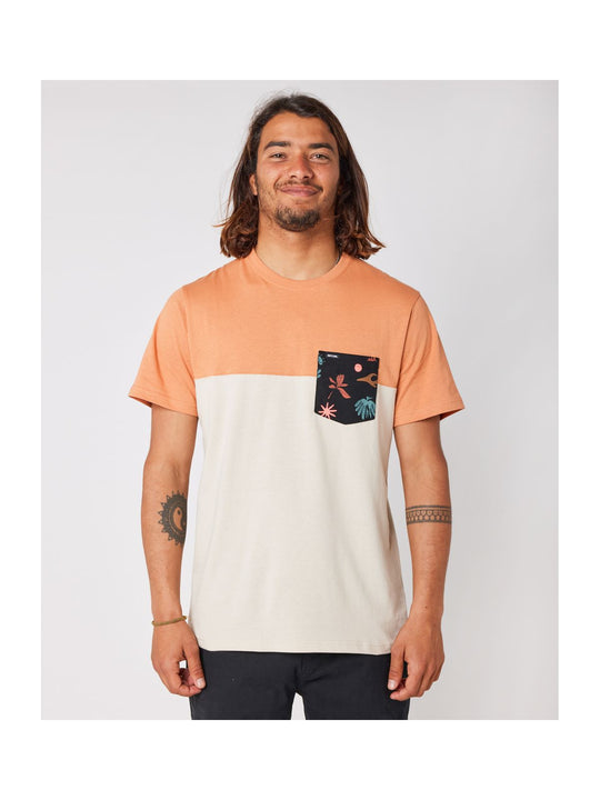 Koszulka RIP CURL Inda Pocket Tee biały - Adventure Sports
