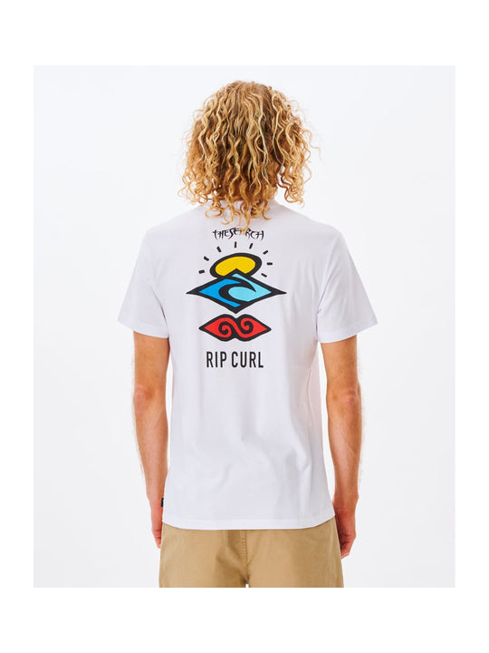 Koszulka RIP CURL Search Icon Tee biały

