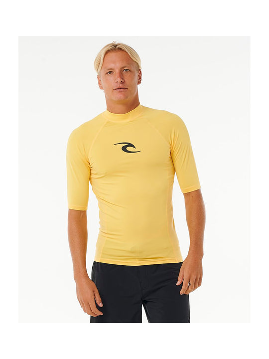 Lycra RIP CURL Waves Upf Perf S/S żółty - Adventure Sports
