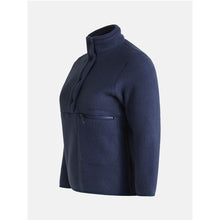 Bluza polarowa damska Peak Performance W Fleece Snap T Neck granatowy - Adventure Sports
