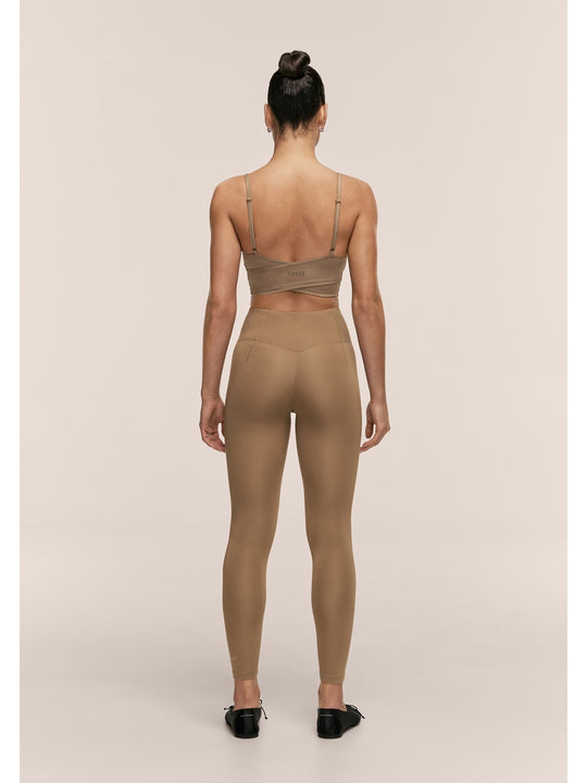 Legginsy treningowe damskie CASALL Soft Touch High Waist Tights kolor zielony
