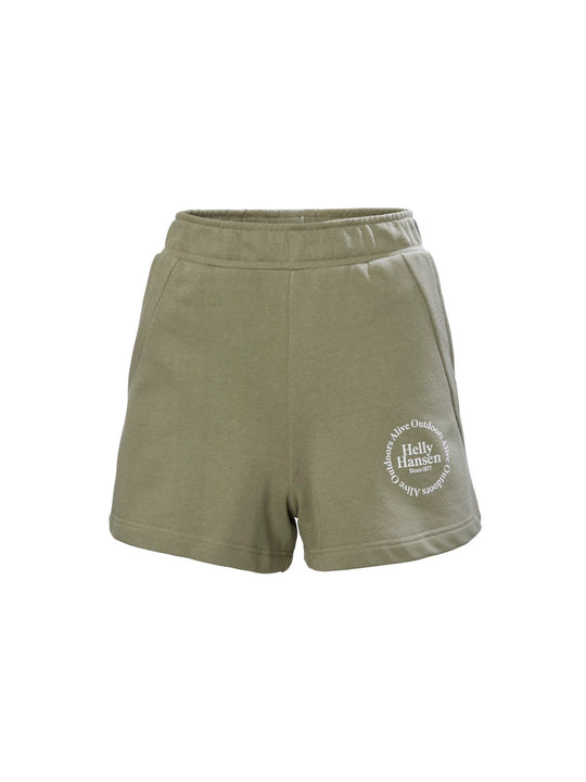 Szorty HELLY HANSEN W Core Sweat Shorts zielony - Adventure Sports
