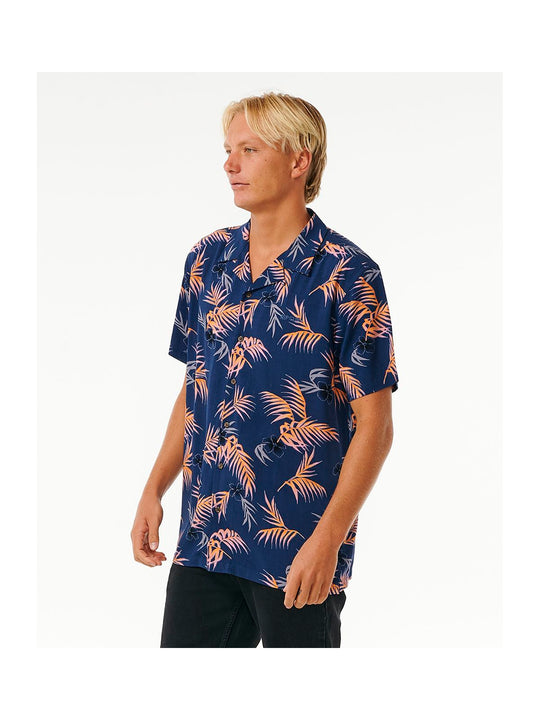 Koszula RIP CURL Surf Revival Floral S/S Shirt granatowy - Adventure Sports
