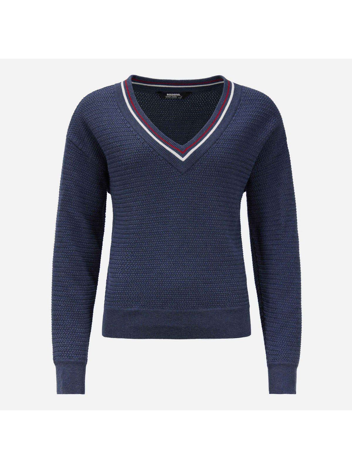 Sweter damski ROSSIGNOL W Knitted V Neck granatowy