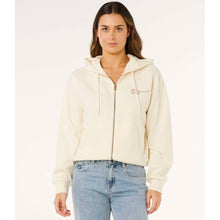 Bluza damska RIP CURL Poolside Zip Thru Relaxed Hood beżowa
