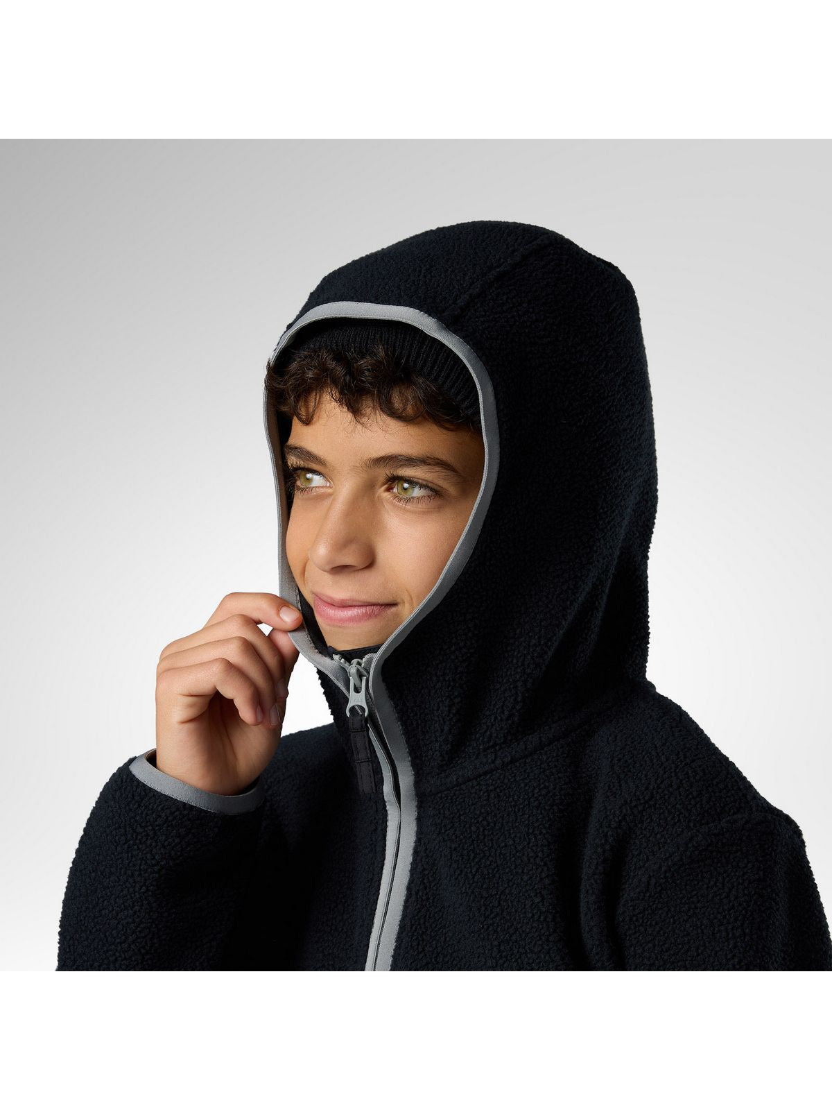 Bluza juniorska ROSSIGNOL Jr Alltrack Anorak Fleece czarna