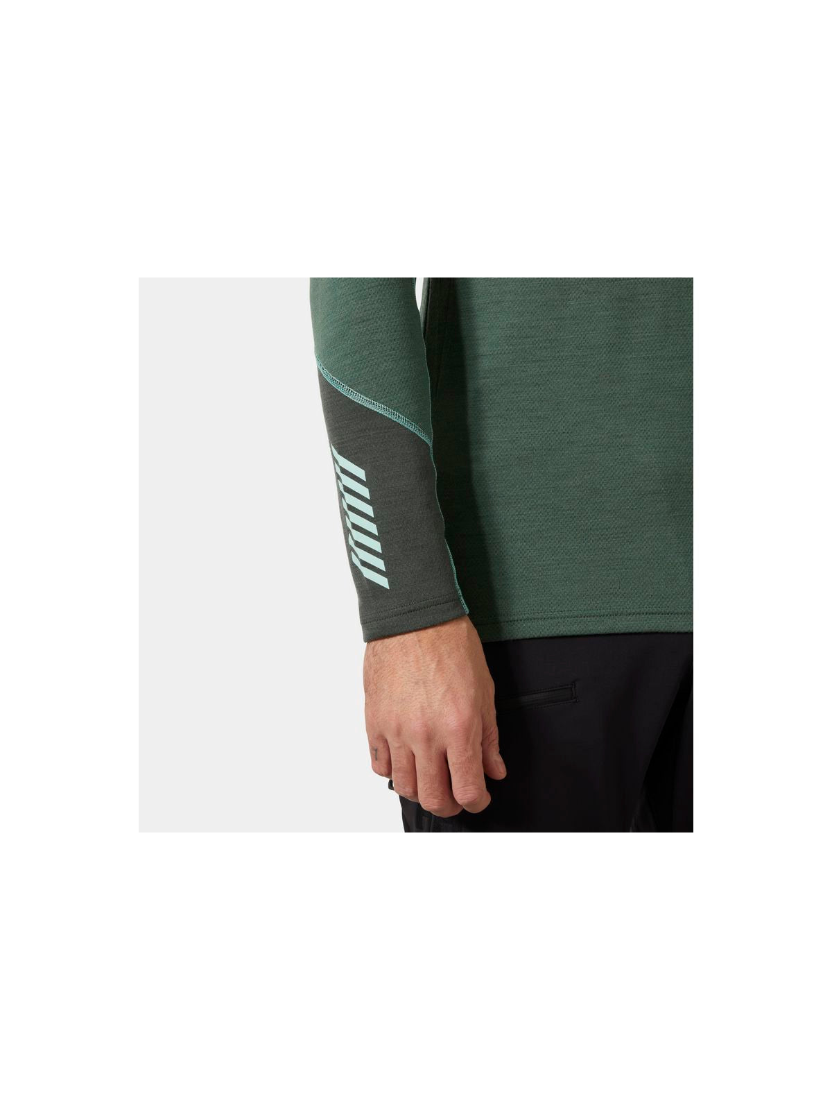 Koszulka męska HELLY HANSEN Lifa Merino Midweight Crew kolor czarny