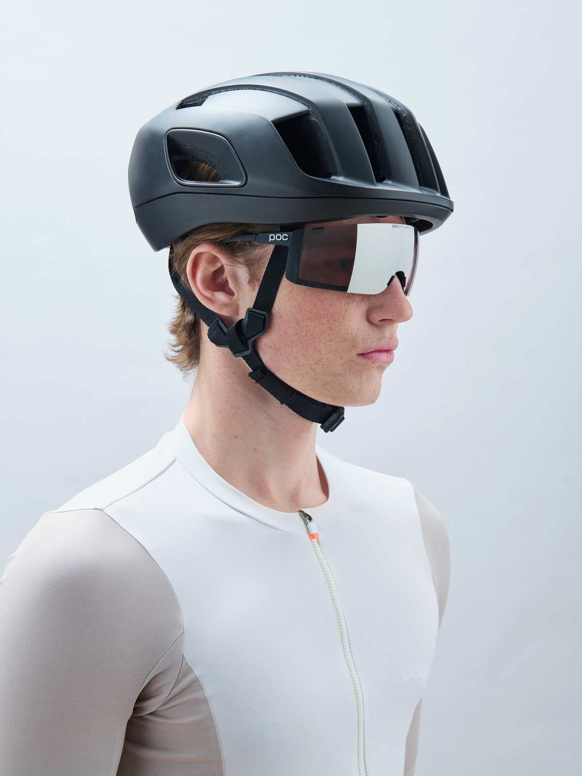 Okulary rowerowe POC Propel czarne - Clarity Road/Sunny Silver cat.3