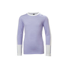 Bielizna dziecięca HELLY HANSEN Jr Lifa Merino Midweight Set kolor fioletowy
