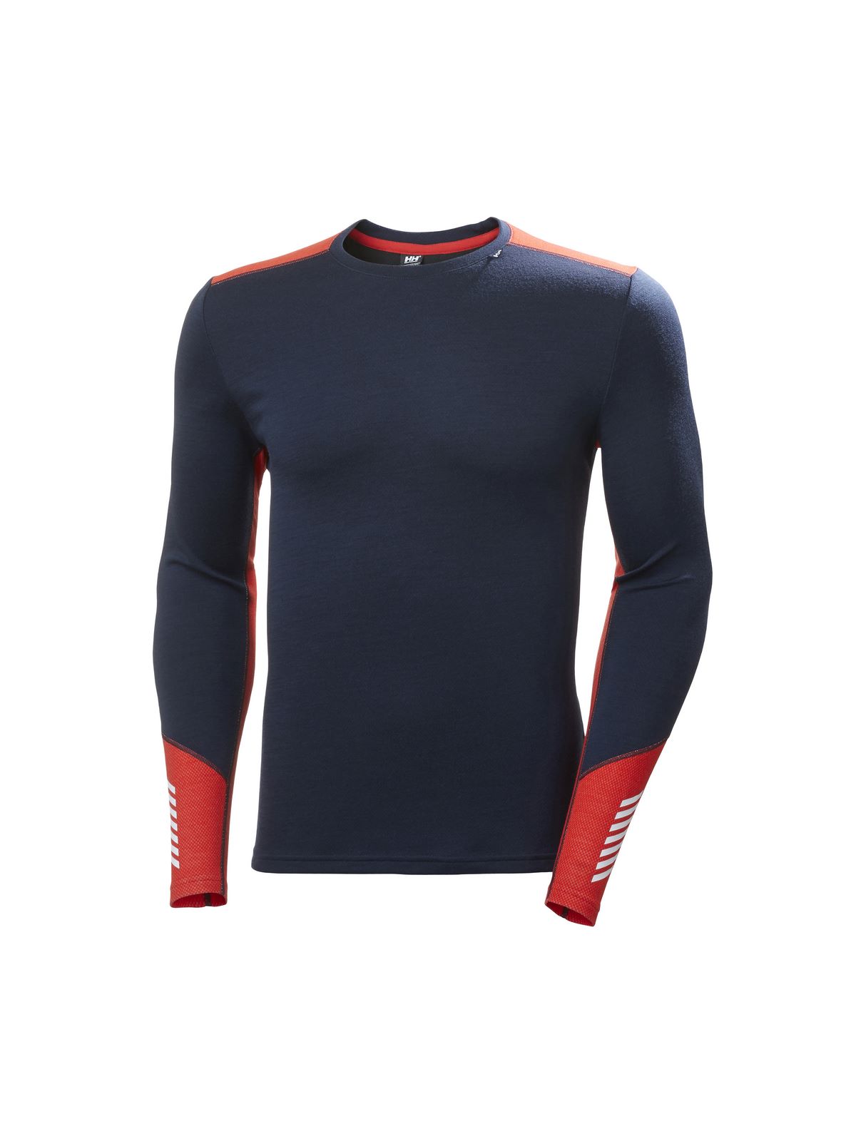 Koszulka męska HELLY HANSEN Lifa Merino Midweight Crew  kolor granatowy