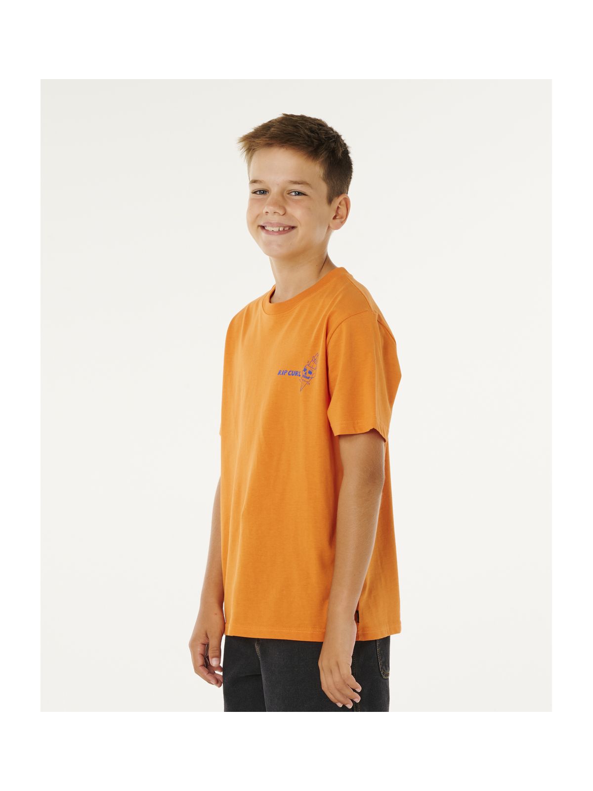 Koszulka chłopięca RIP CURL Eternal Shred Art Tee-Boy pomarańczowa