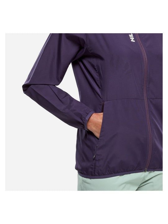 Kurtka damska MILLET Parmelan Windbreaker Hoodie W fioletowa
