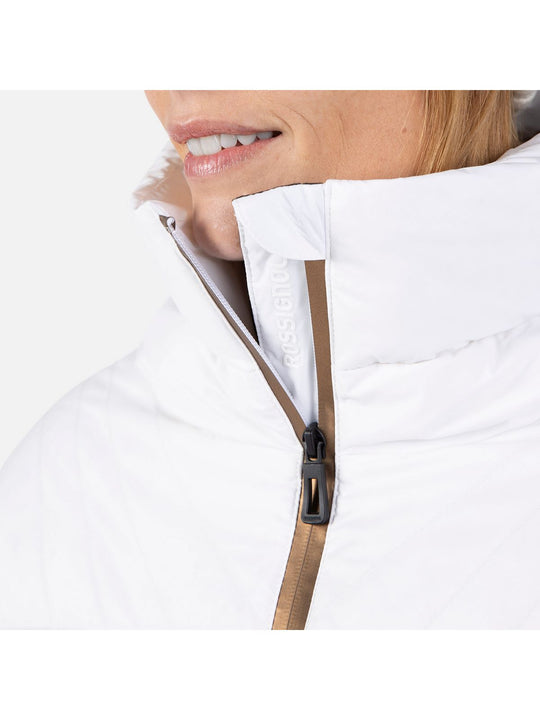 Kurtka puchowa damska Rossignol W Ventina Bomber Down Jkt biały - narciarska - Adventure Sports
