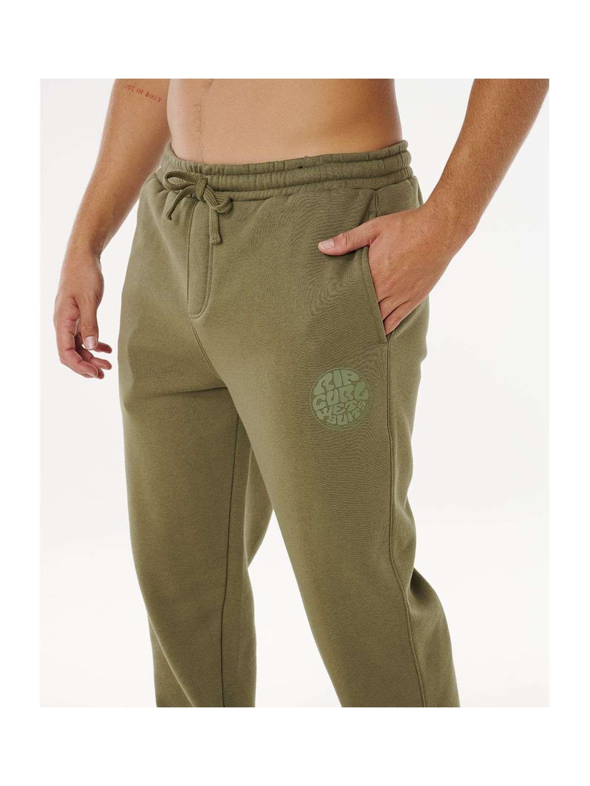 Spodnie męskie RIP CURL Icons Of Surf Trackpant zielone