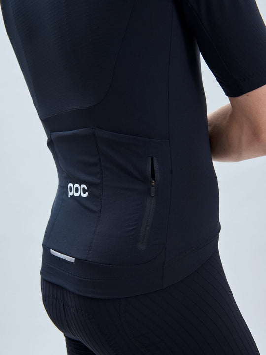 Koszulka rowerowa POC M’s Raceday Jersey czarny - Adventure Sports
