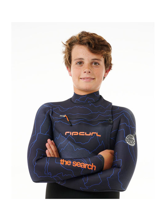 Pianka surfingowa dziecięca RIP CURL Kids Flashbomb 4/3 C/Zip fioletowy - Adventure Sports
