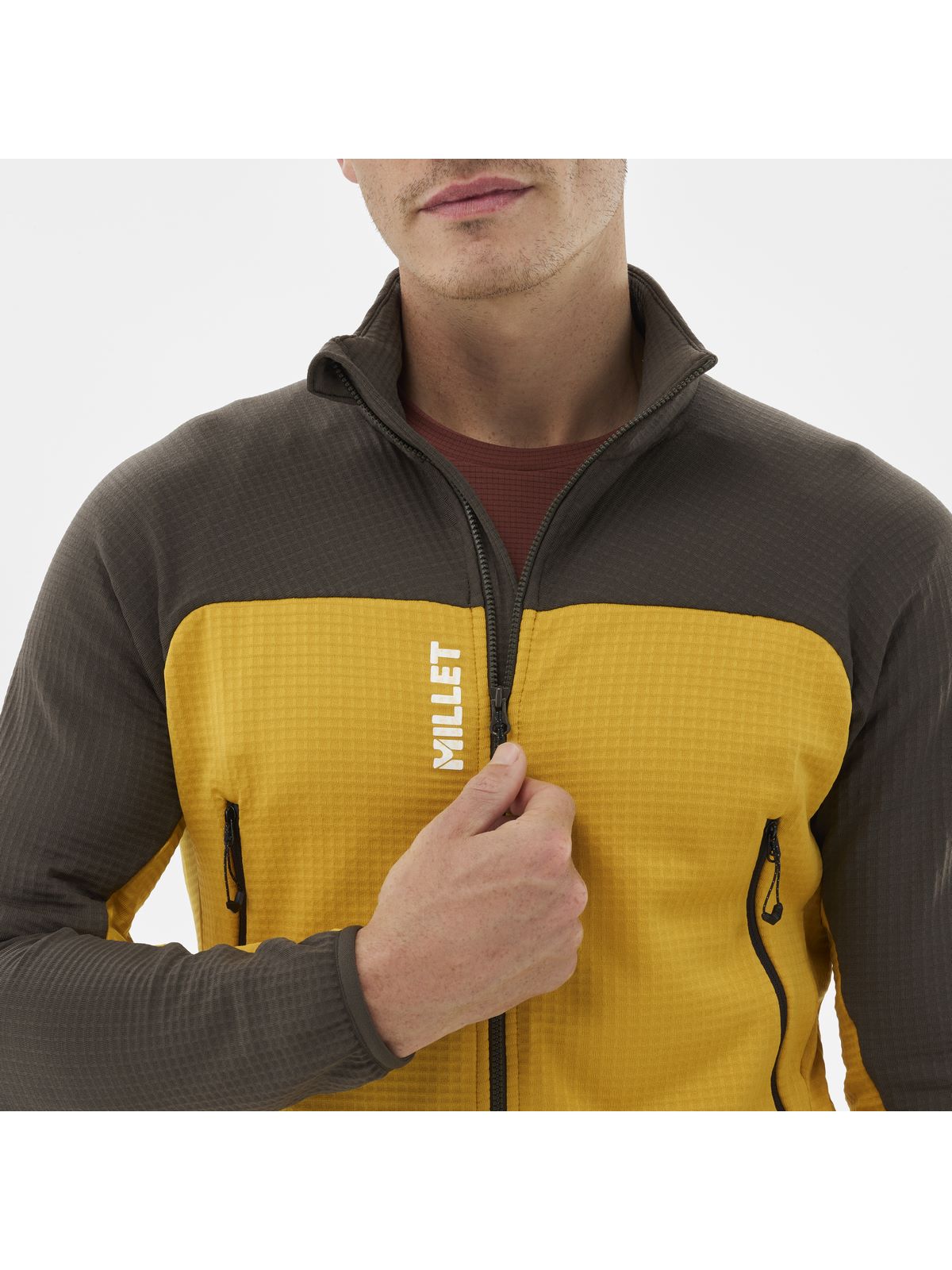 Kurtka MILLET M Fusion Grid Jkt Żółty - Adventure Sports