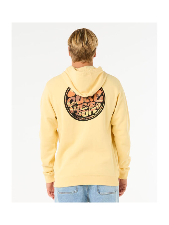 Bluza RIP CURL Wettie Passage Icon Zip Thru żółta
